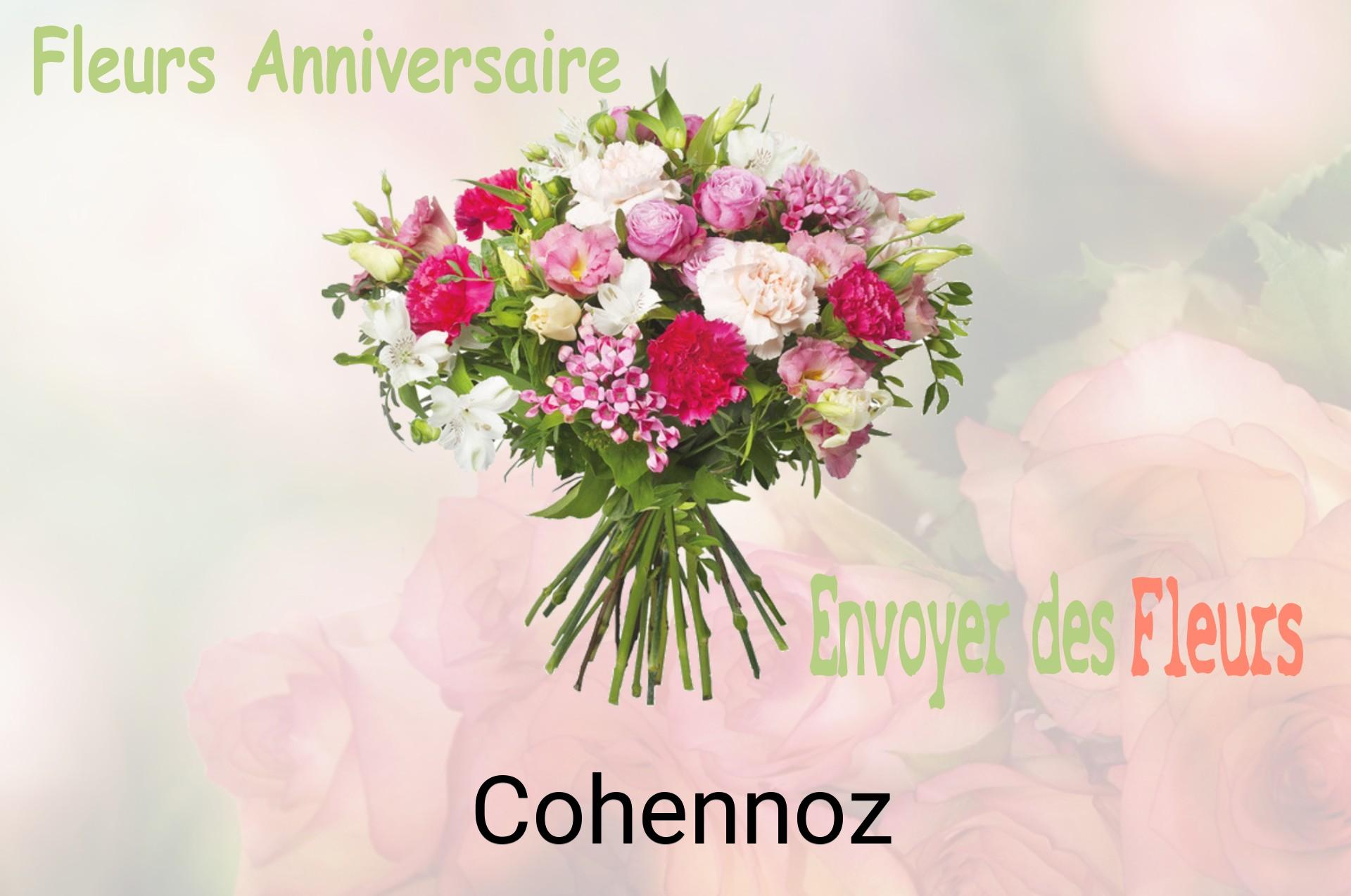 Bouquet de fleurs d’anniversaire livré à Cohennoz