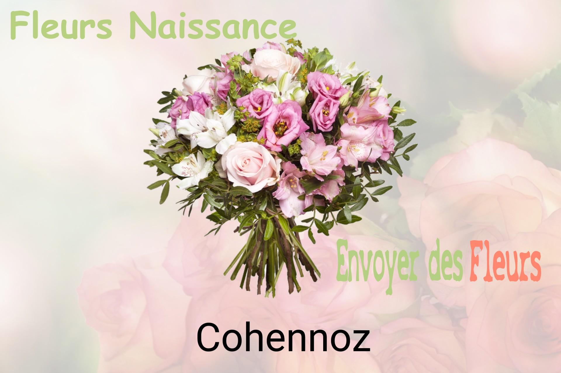 Bouquet de fleurs de naissance livré à Cohennoz